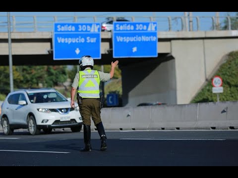 Gobierno y Carabineros lideraron operativo de fiscalización preventiva en Costanera Norte