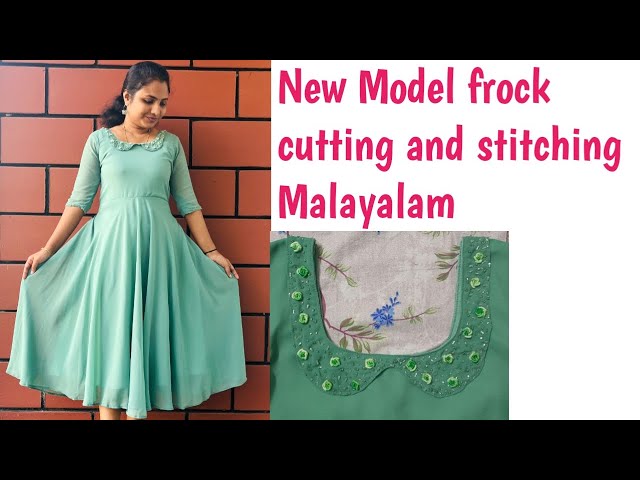 പഴയ chiffon Saree ഉപയോഗിച്ച് അടിപൊളി frock തയ്ക്കാം#frock #detailed video # malayalam - YouTube