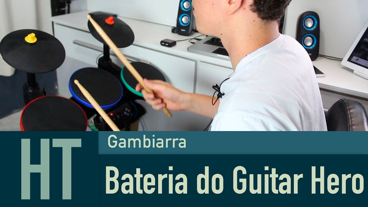 Gambiarra: Bateria do Guitar Hero 