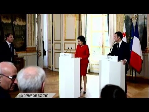 ზურაბიშვილი-მაკრონის შეხვედრა