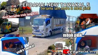 PERDANA!! bos andre & mbak della konvoi  duet oleng bersama truk tangki roni putra🤙