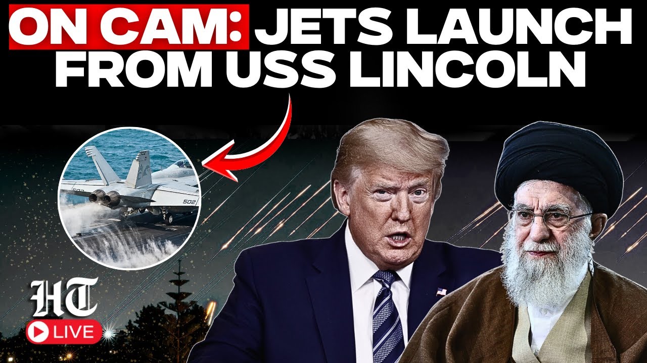 US-Iran Tensions LIVE: Shocking Footage! Jets Launch From USS Linclon | Khamenei Warns Trump