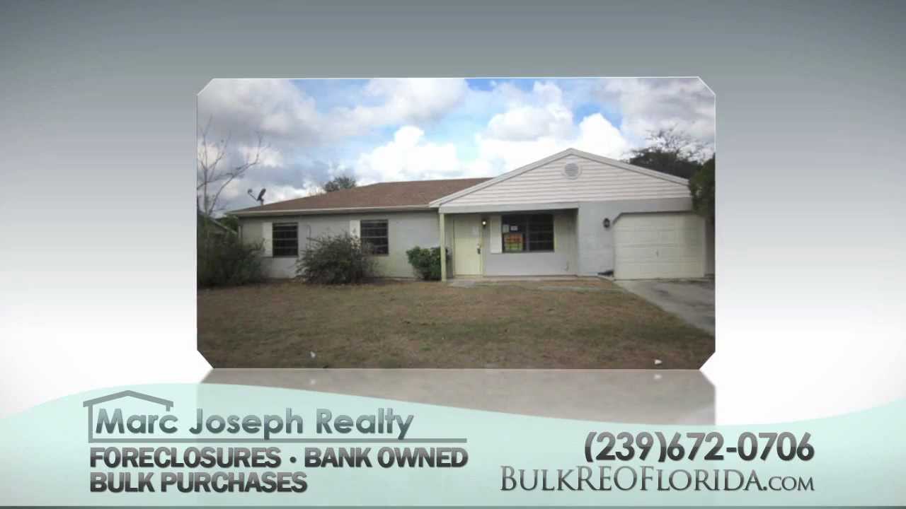 SUNFLOWER CIRCLE, Lee County Florida Foreclosure