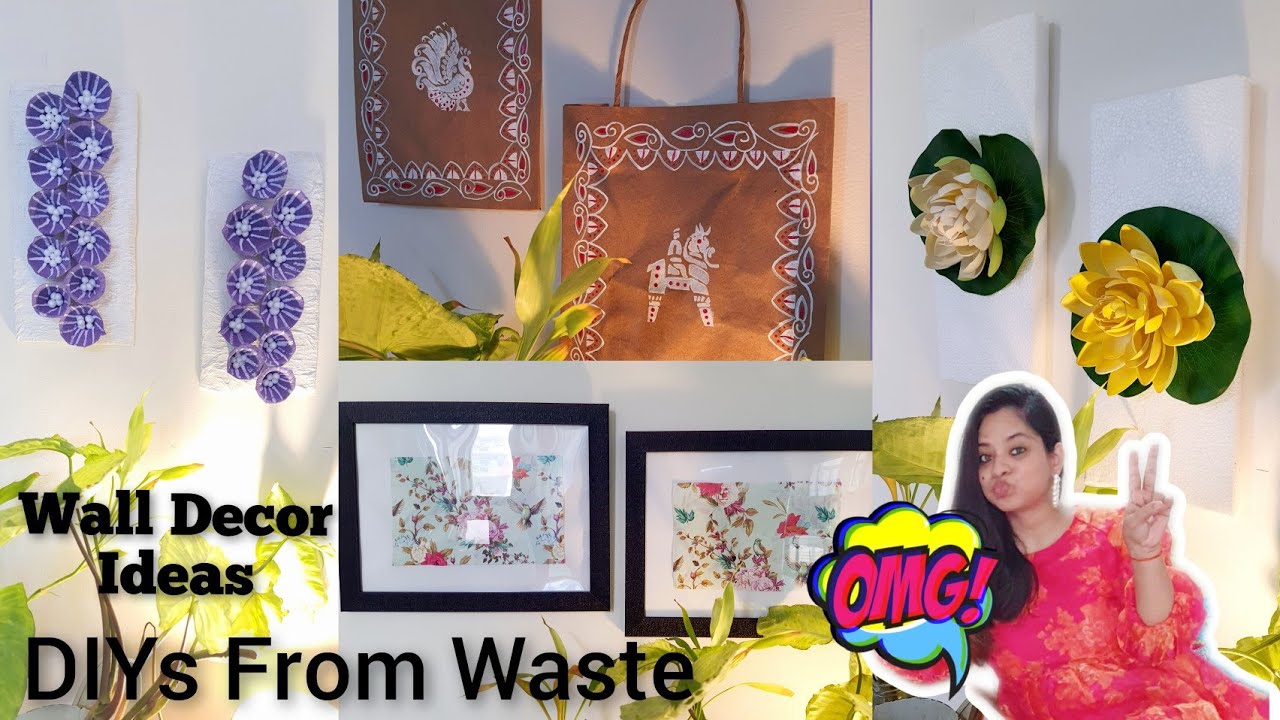 DIYs From Waste Best Out Of Waste Wall Decor Ideas From कचरा
