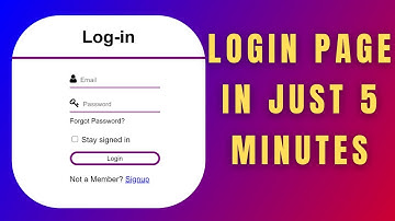 Amazing Login form With Linear Gradient in HTML and CSS || Code Beauty