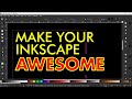 HOW TO MAKE YOUR INKSCAPE LOOK AWESOME - Tutorial for Complete Beginners (Preferences & Themes)