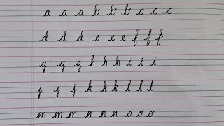 Easy trick to write cursive handwriting || cursive handwriting #handwriting #calligraphy #viral