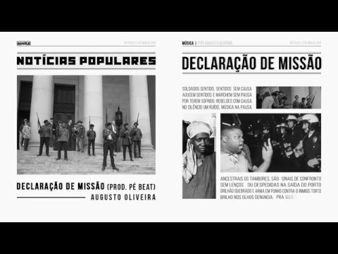 Augusto Oliveira - Declaração de Missão (Lyric Video) [Prod. Pé Beat]