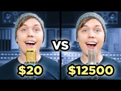 $20 Microphone Vs. $12500 Microphone