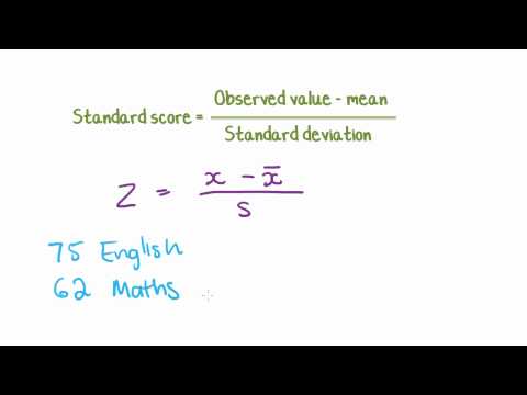 Maths Tutorial: Z Scores (Standard scores) in statistics