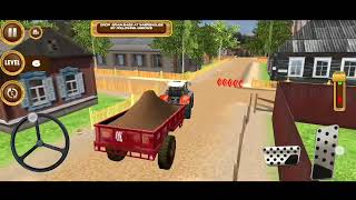 tractor driving game video || tractor loading And unloading #activelakhan #drawing #game #video screenshot 5