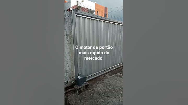 Motor de portão mais rápido do mercado