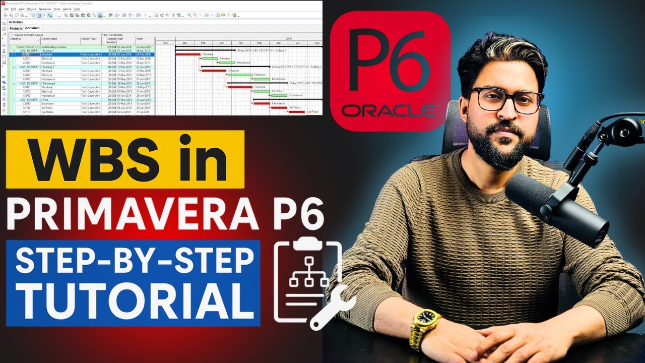 How to Create WBS in Primavera P6 | Work Breakdown Structure | Step-by-Step Masterclass