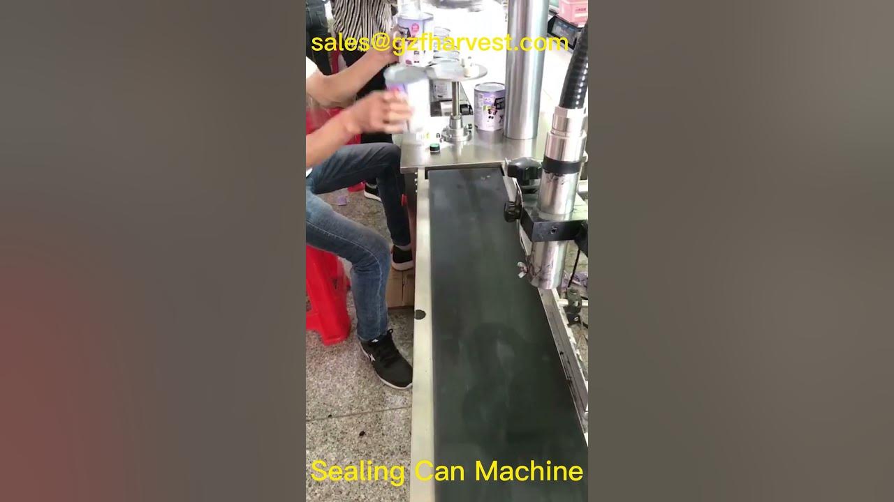 How to Seal Tin Can by Manual Can Sealing Machine ? Tin Can Seamer