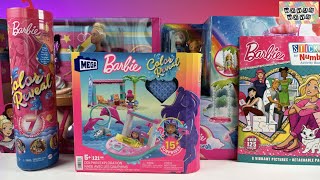 Barbie Toys Collection Unboxing Review | Mega Barbie Color Reveal