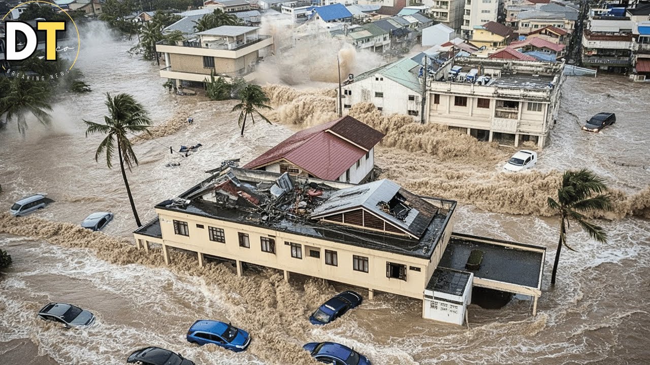 Typhoon Tino Hits Philippines Today! Flash Floods Cause Massive Destruction in Cebu!