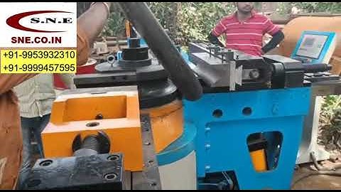 Boiler pipe bending machine | boiler tube bending machine SNE 130 NC | wrinkle free bending
