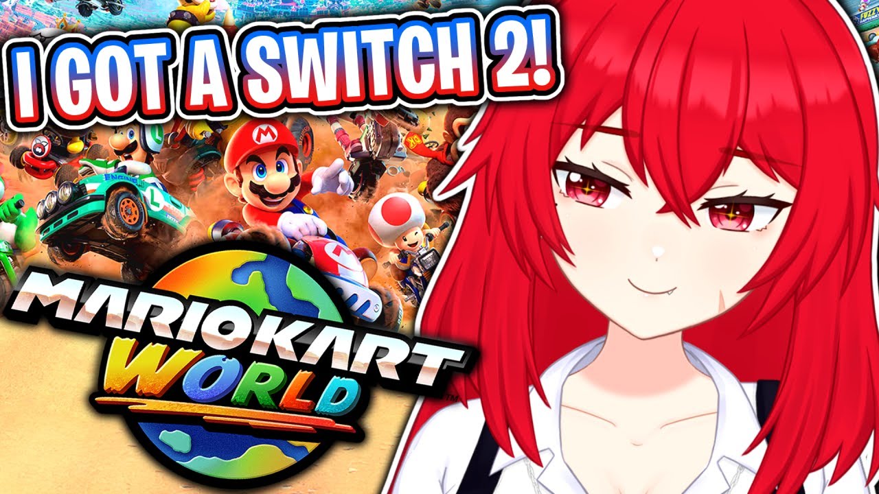 Nintendo Switch 2 Release! Day 1 Mario Kart World |🔴LIVE VTuber First Impressions & Gameplay