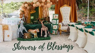 Showers of Blessings | Raysheca's Jungle Themed Baby Shower