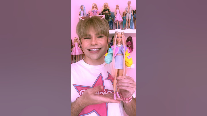 Barbie com look colorido 🩷 #barbie