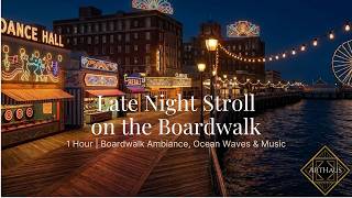 Summer Night on the Boardwalk | Ragtime Jazz & Waves | ArtHaus Studio