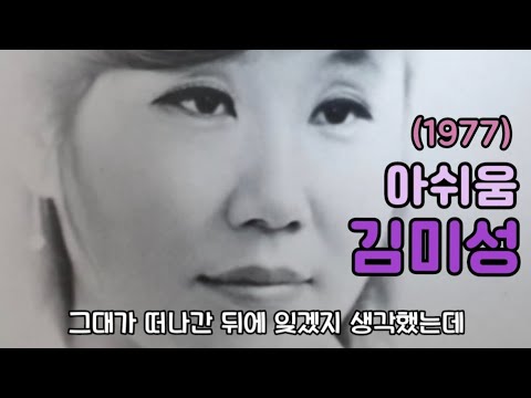 아쉬움 - 김미성(1977)