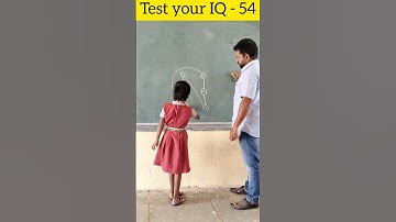 IQ TEST - 54 / Brain Test / Teacher innovative ideas. #education #maths #school #students #trending