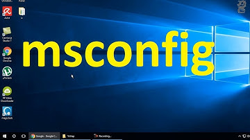 Windows 10-Two ways to run msconfig (open System Configuration)
