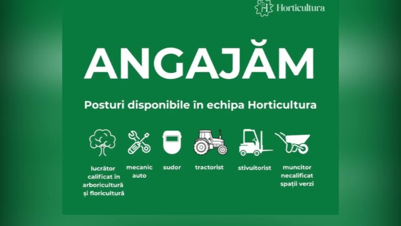 Horticultura Timișoara face angajări pentru îngrijirea spațiilor verzi din oraș