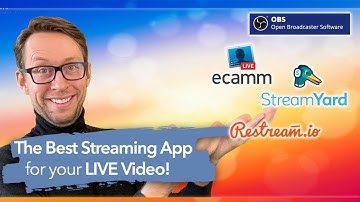 What is the Best Streaming App for you? Ecamm Live, StreamYard,  Restream and OBS - Review