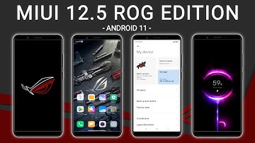 Install Rom ROG Edition🔥MIUI 12.5 Android 11 Redmi Note 8 Ginkgo Jadi HP Gaming