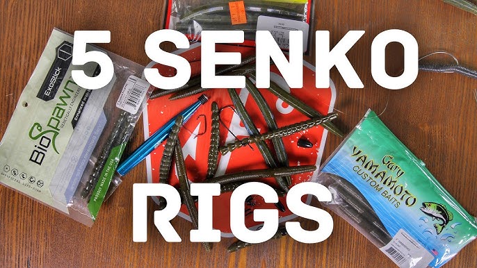 How To Rig A Senko 5 Ways  Bass Fishing Tips 