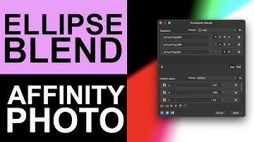 How To Elliptical Blend Effect In Affinity Photo Tutorial | Graphicxtras