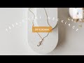 DIY Minimalist Wire Necklace |  How to make handmade treble clef necklace for all occasions