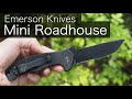 チタンライナーのフォールディングナイフ【Emerson KnivesのMini Roadhouse】