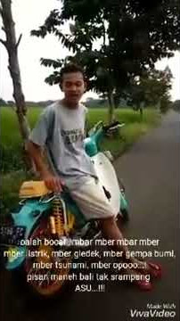 Vidio lucu. Mber mber