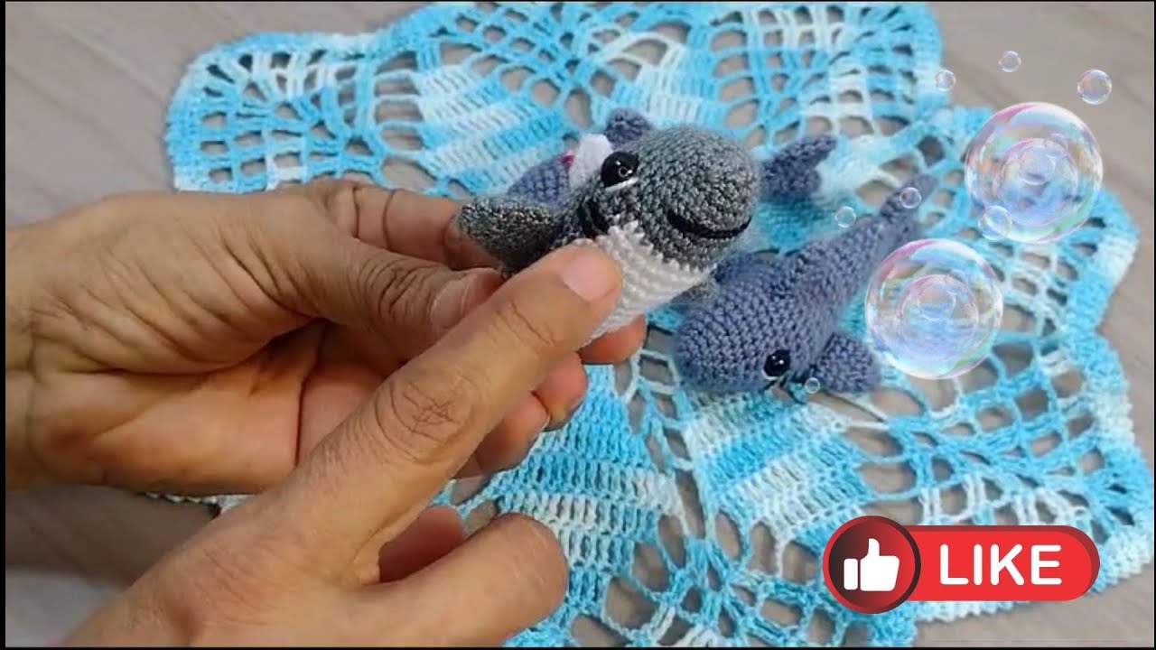 TUTORIAL sencillo DE TIBURONES A CROCHET realiza este hermoso proyecto ❗
