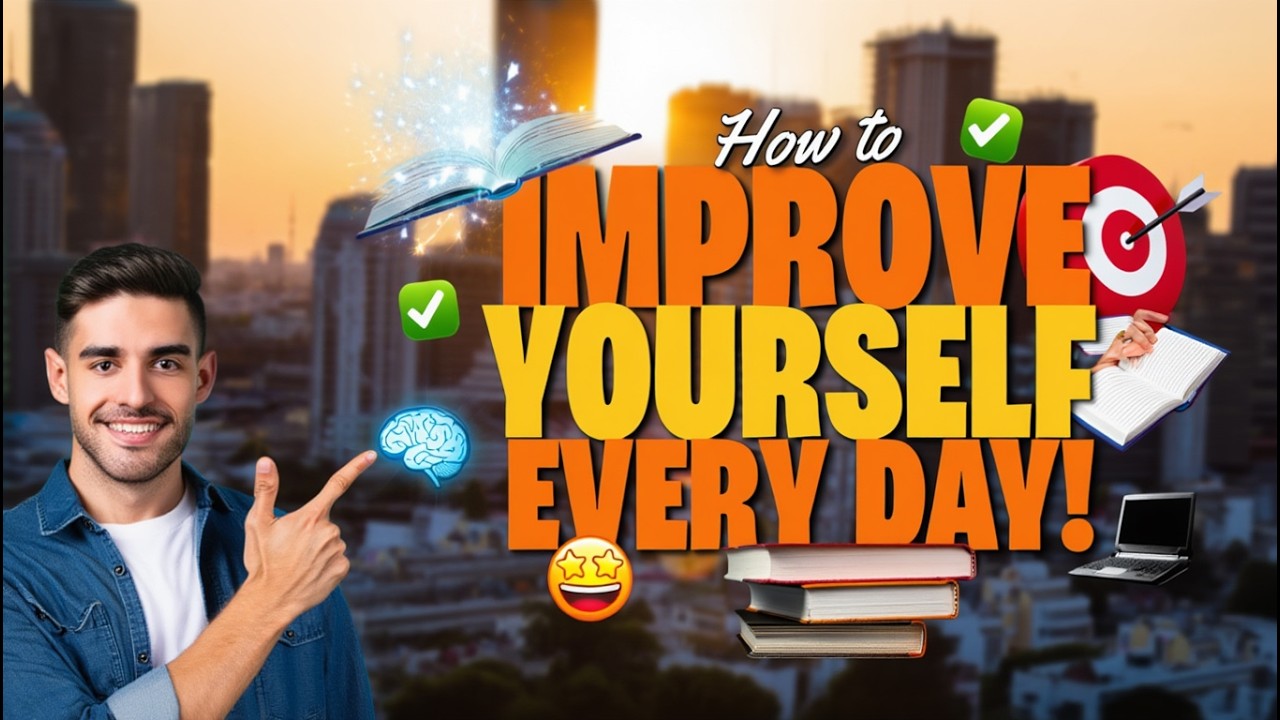 HOW TO IMPROVE YOURSELF EVERY DAY - YouTube