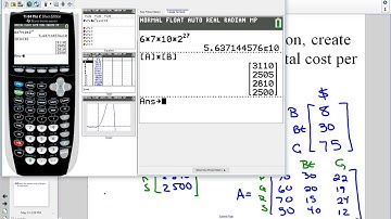 45S Matrix Multiplication Word Problems