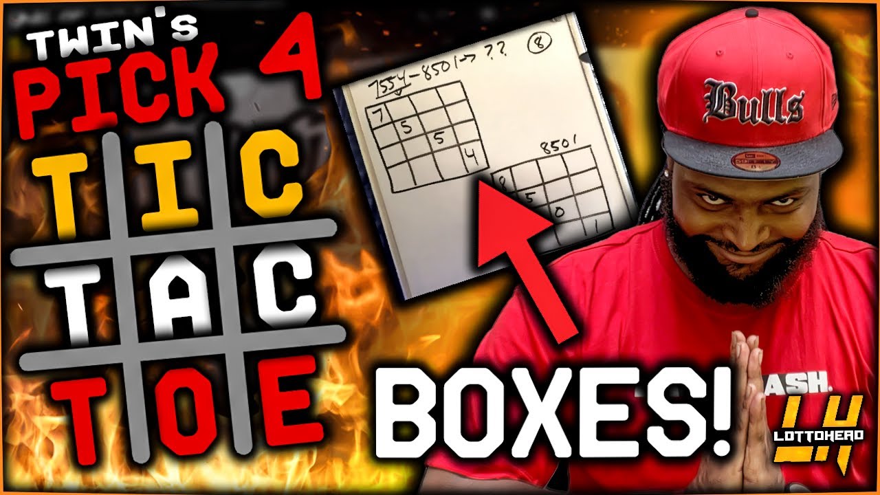 How to WIN Pick 4: TWIN's TIC TAC TOE BOXES!