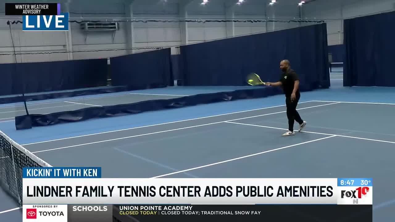 Kickin' it at the Lindner Family Tennis Center