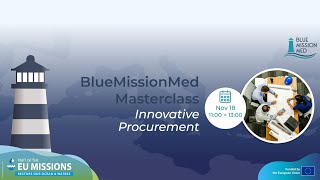 BlueMissionMed Masterclass on Innovative Procurement