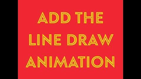 Keynote Animations: Line Draw Animations