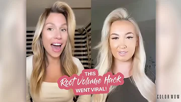 Hair Trick: Get instant root lift and volume in your hair | Lift your roots in seconds