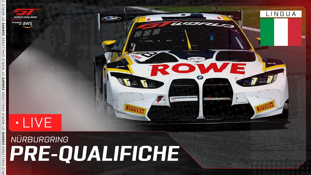 LIVE | Pre-Qualifiche | Nürburgring | GT World Challenge Europe powered by AWS 2025 (Italiano)
