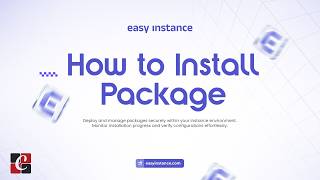 How to Install a Python Package to Your Instance | EasyInstance Tutorial