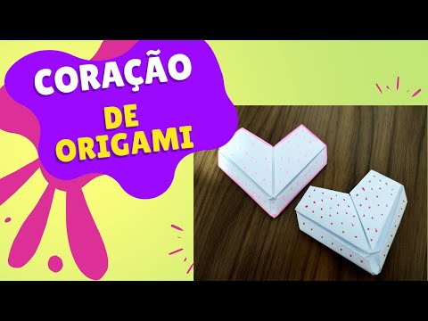 Coração de Papel - Como fazer Coração de Origami