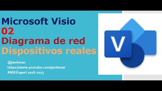 Microsoft Visio. 02. Diagrama de red con dispositivos reales