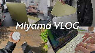 vlog - 持ち歩きPC欲が加速するフリーランスの2日間👩🏻‍💻 / かわいすぎるMacBook Neo シトラスとテラス作業 ☕ 🍋 / 朝から晩まで仕事も趣味も全力投球