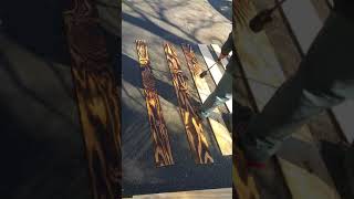 Torching Plywood for DIY floors